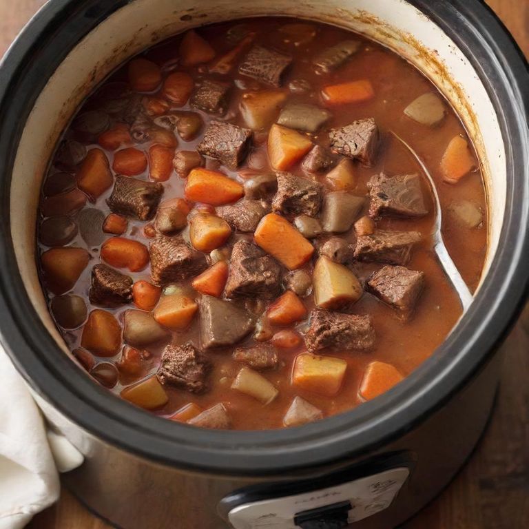 How to cook beef stew in a slow cooker